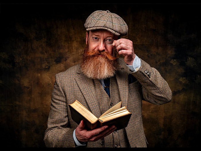 3 (Keith Barber PAGB, LRPS) A Well Read Gentleman web